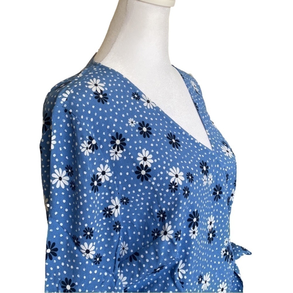Talbots Faux Wrap Top, NWT - Picture 5 of 13